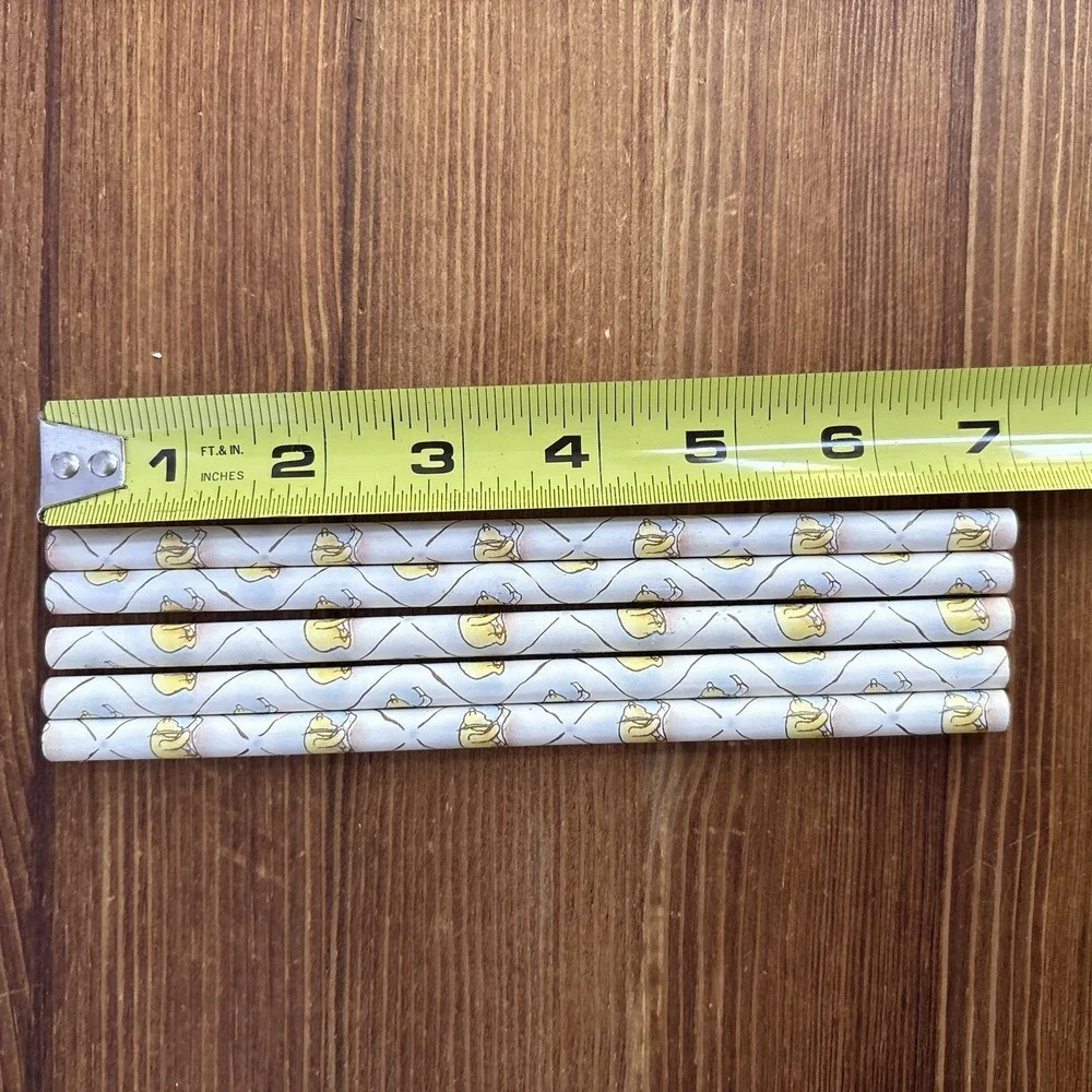 Winnie The Pooh Pencil Set Of 5 with Storage Box Disney Stationery Gift